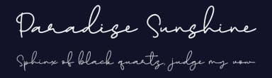 Paradise Sunshine by Asep Rendi — Script Handwritten Font — thumbnail 2