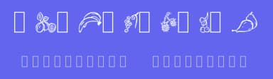Paradises Fruits by Fraternet — Dingbats Font — thumbnail 3