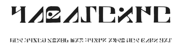 Paraghyph by Esteban Corzo — Dingbats Font