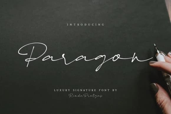 Paragon Font by Rinda Pratyas — Script Handwritten Font