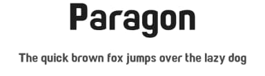 Paragon by Tino Mendes — Sans Serif Font — thumbnail 1