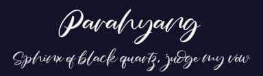 Parahyang by Vunira Design — Script Handwritten Font — thumbnail 2
