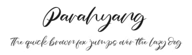 Parahyang by Vunira Design — Script Handwritten Font — thumbnail 1