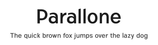 Parallone by kulturrrno — Sans Serif Font