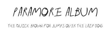 Paramore Album by Erik Reys — Script Handwritten Font — thumbnail 1