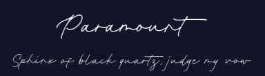 Paramount by Aestherica Studio — Script Handwritten Font — thumbnail 2