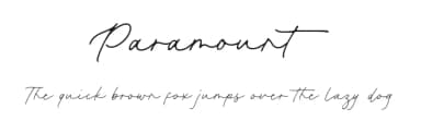 Paramount by Aestherica Studio — Script Handwritten Font — thumbnail 1