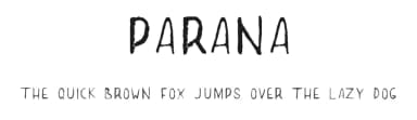 Parana by Pequeño taller — Script Handwritten Font — thumbnail 1