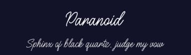 Paranoid by Pen Culture — Script Handwritten Font — thumbnail 2