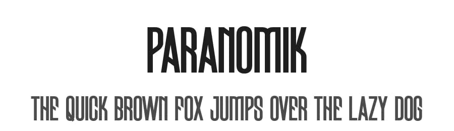 Paranomik by BrandSemut — Sans Serif Font