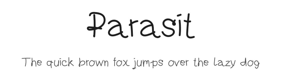 Parasit by Portype Studio — Script Handwritten Font