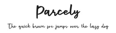 Parcely by Craft Supply Co. — Script Handwritten Font — thumbnail 1