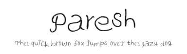 Paresh by FontPanda — Script Handwritten Font — thumbnail 1