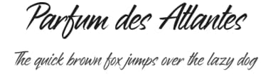 Parfum des Atlantes by BlackFridayFont FMF — Script Handwritten Font — thumbnail 1
