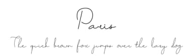 Paris by Letterpedia — Script Handwritten Font — thumbnail 1