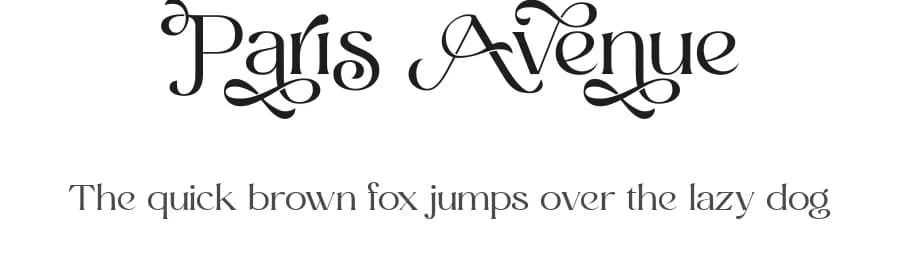 Paris Avenue by Prioritype Co — Serif Font