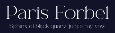 Paris Forbel by HansCo — Serif Font — thumbnail 2