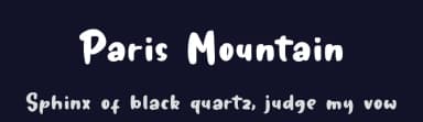 Paris Mountain by Sronstudio — Script Handwritten Font — thumbnail 2