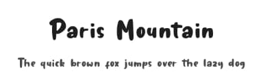 Paris Mountain by Sronstudio — Script Handwritten Font — thumbnail 1