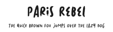 Paris Rebel by Excellent Ritma Florendia — Script Handwritten Font — thumbnail 1