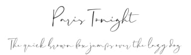 Paris Tonight by Sronstudio — Script Handwritten Font — thumbnail 1