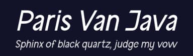 Paris Van Java by Fikryal studio — Sans Serif Font — thumbnail 2