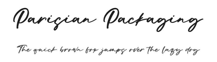 Parisian Packaging by Fikryal studio — Script Handwritten Font