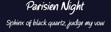 Parisien Night by Nasir Udin Studio — Script Handwritten Font — thumbnail 2