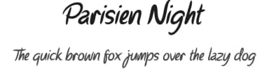 Parisien Night by Nasir Udin Studio — Script Handwritten Font — thumbnail 1