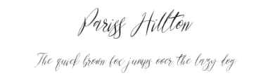 Pariss Hillton by Staircase Studio — Script Handwritten Font — thumbnail 1