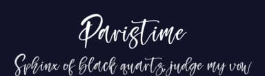 Paristime by Perspectype Studio - Letterena.com — Script Handwritten Font — thumbnail 2