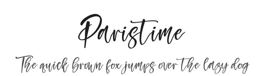 Paristime by Perspectype Studio - Letterena.com — Script Handwritten Font