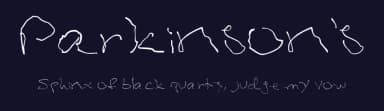 Parkinson's by Rick Walton — Script Handwritten Font — thumbnail 2