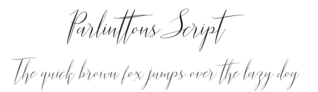 Parlinttons Script by FadeLine Studio — Script Handwritten Font