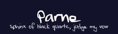 Parne by Magnus Parnebring — Script Handwritten Font — thumbnail 2
