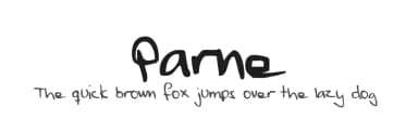 Parne by Magnus Parnebring — Script Handwritten Font — thumbnail 1