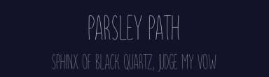 Parsley Path by HENRIavecunK Type Co — Script Handwritten Font — thumbnail 2
