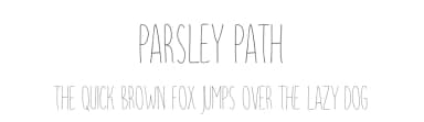 Parsley Path by HENRIavecunK Type Co — Script Handwritten Font — thumbnail 1