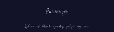 Parsnips by Kellie McDonald — Script Handwritten Font — thumbnail 2
