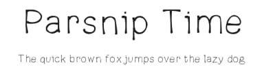 Parsnip Time by Daisy Mason — Script Handwritten Font — thumbnail 1