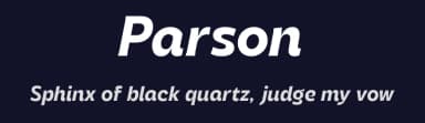 Parson by Genetypeco — Sans Serif Font — thumbnail 2