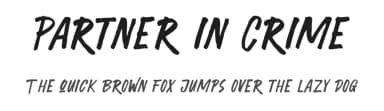 Partner in Crime by Typefar — Script Handwritten Font — thumbnail 1