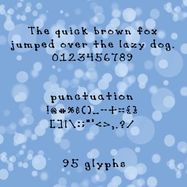 Party Dot Font by upnorthdesignsabaum — Script Handwritten Font — thumbnail 2