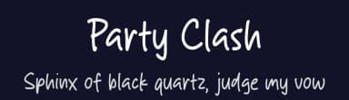 Party Clash by Origin Type — Script Handwritten Font — thumbnail 2