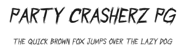 Party Crasherz PG by PressGang Studios — Script Handwritten Font