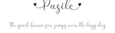 Pasile by AV Type — Script Handwritten Font — thumbnail 1