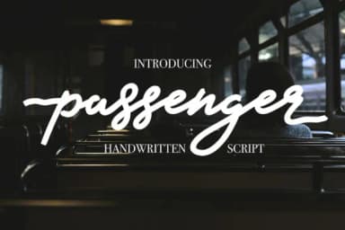 Passenger Font by Masha Artifex — Script Handwritten Font — thumbnail 1