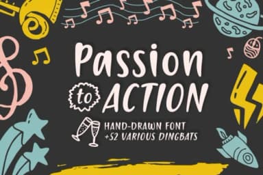 Passion to Action Font by Situjuh — Script Handwritten Font — thumbnail 1