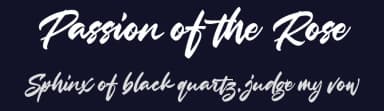 Passion of the Rose by Octotype  | Thomas Boucherie — Script Handwritten Font — thumbnail 2