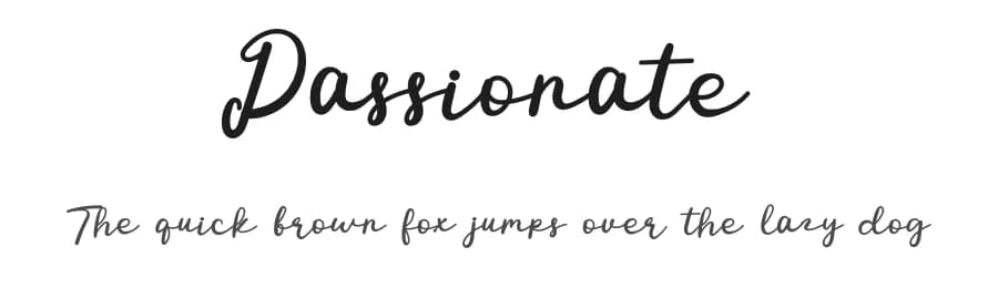 Passionate by Inermedia Studio — Script Handwritten Font
